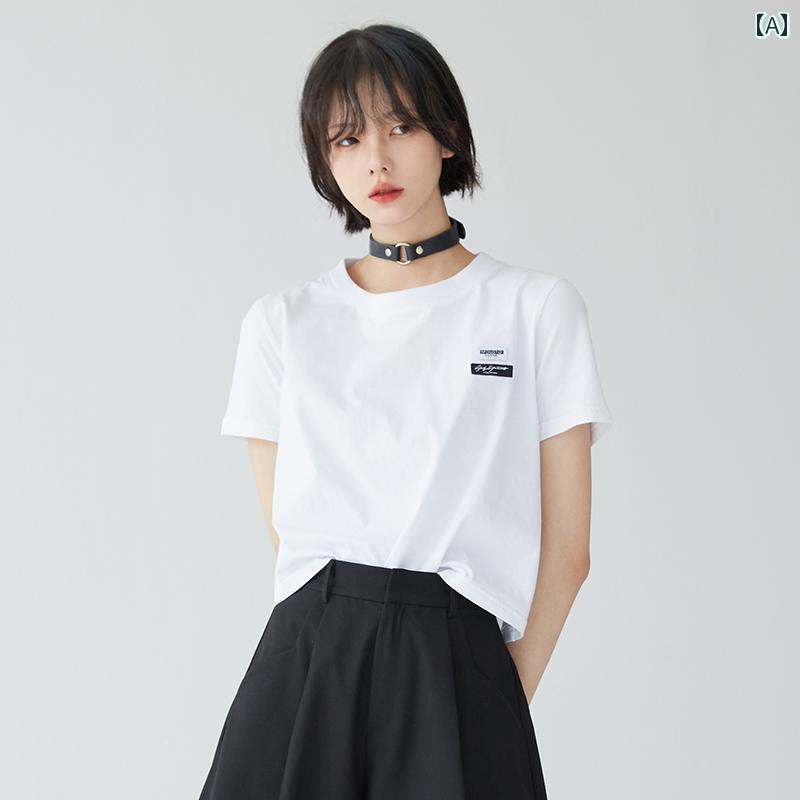 プリント　Tシャツ　レディース 重力 博物 館 ショート 半袖 Tシャツ レディース 夏 綿 トップ