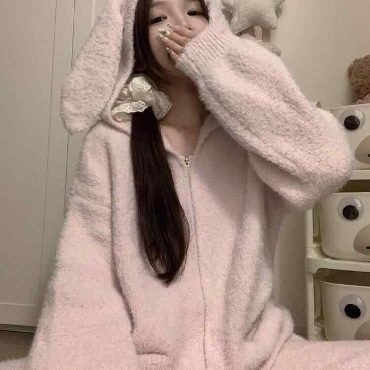 パジャマ レディース 愛くるしい お嬢さん 家兎の 耳の 二分の一 天鵝絨 パジャマ 亭主もち 秋冬 2025 朦々たる 裏起毛 養護ホーム 服 冬 背広