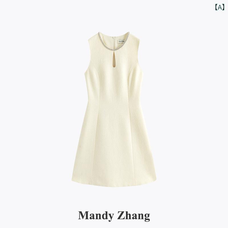 Vのど首 トップス レディース MandyZhang 伝達ルート石ころ スタッズ 黄色小 芳ばしさ 風 御召しもの 亭主もち 夏 ハイエンド 点火装置 ノースリーブより良い スコート