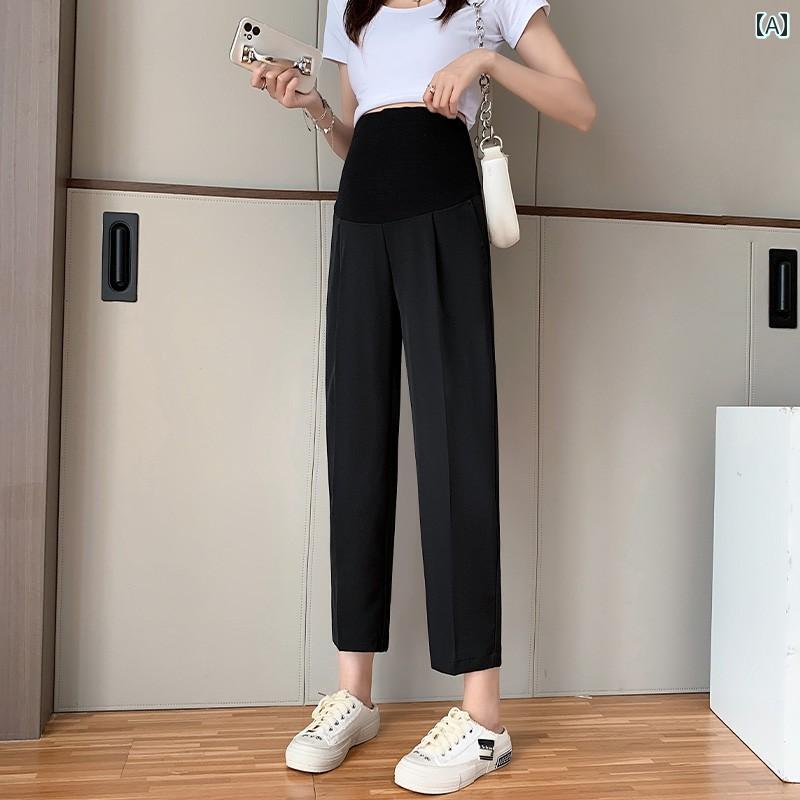 妊婦用　パンツ　レギンス 妊婦 パンツ レディース 春夏 カジュアル 春秋 アウター 妊娠 初期 夏 薄手 スーツ シガレットパンツ サマー ドレス