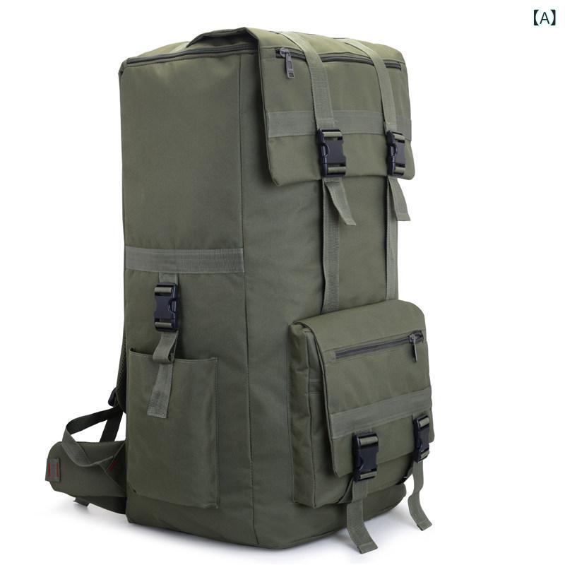 リュック　バッグ　アウトドア 120 L大容量 旅行 バッグ キルト 荷物 レジャー 梱包 引っ越し 配送 仕事用 バック パック