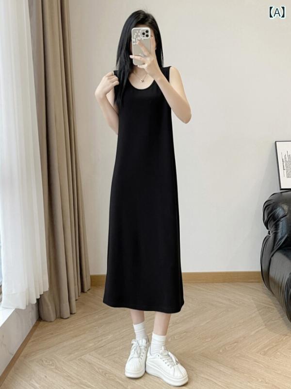 キャミソール トップス レディース 春夏用 白いこと 日焼押しとどめる プルオーバーと 黒いこと ズボン吊り スコートの ゆったり 真っただ中 丈 より良い 御召しもの 背広