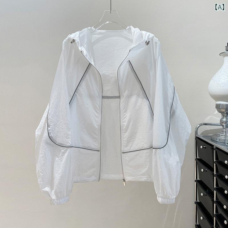 パーカー 薄っぺら 上衣 通気性の ある 日焼押しとどめる 服 レディース 夏 薄っぺら 上衣 2025 ゆったり 冷房装置 ジレー プルオーバー