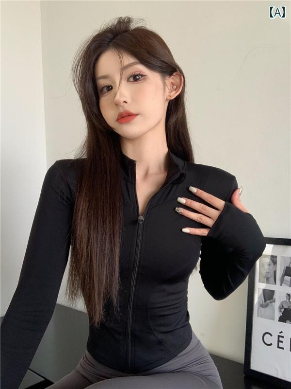 パーカー　薄手　ジャケット スポーツ 日焼け防止 服 レディース 夏 薄手 通気性 デザイア ホット ガール トップス スリムフィット フィットネス ヨガ ジャケット｜みやショップ店