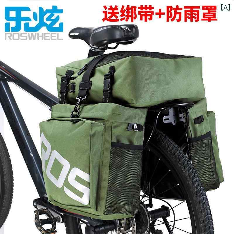 マウンテンバイク　ホルダー　バッグ Lexuan 自転車 マウンテンバイク パニアバッグ リアシェルフ バッグ大容量 防水長 距離 四川 チベット 乗馬 ラクダ バッグ 機器｜みやショップ店