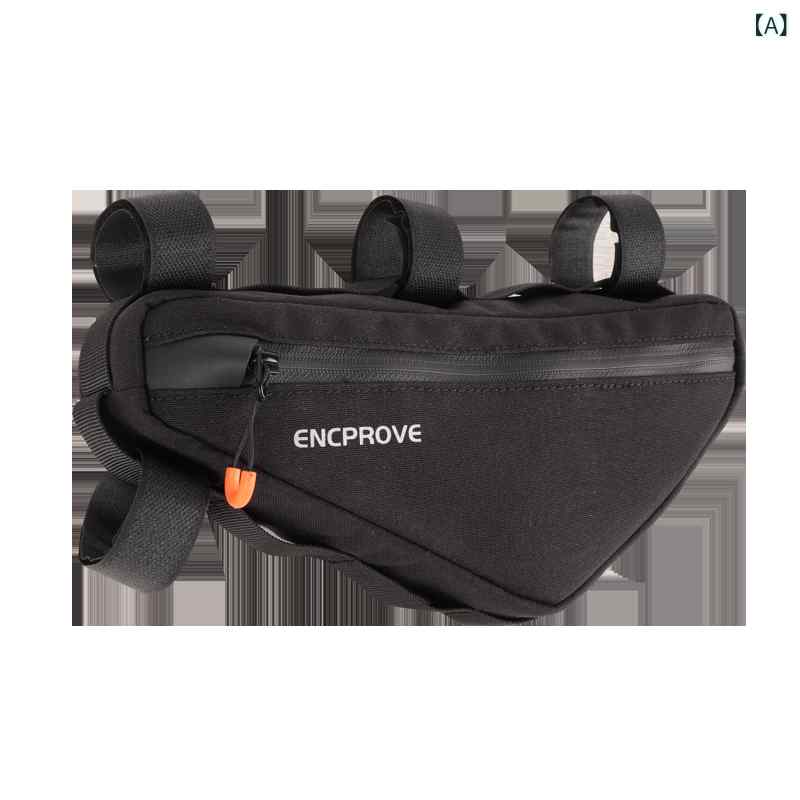 自転車　ホルダー　バッグ ENCPROVE 自転車 フロント ビーム バッグ マウンテンロード バイク サイクリング フレーム 上部 チューブ トライアングル