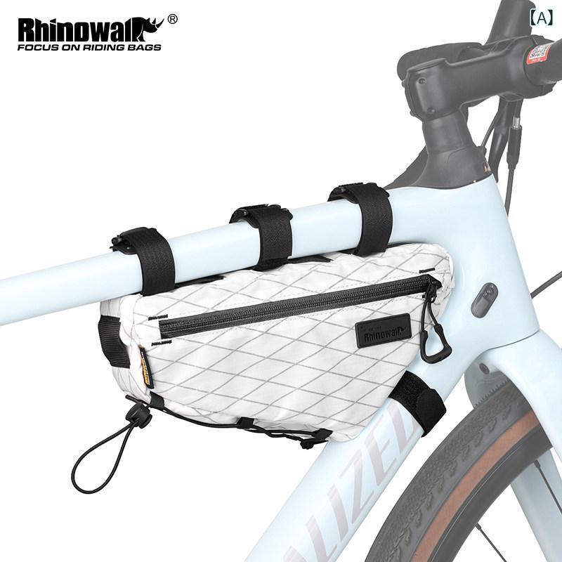 自転車　ホルダー　バッグ Rhinowalk Rhino 自転車 バッグ 軽量 ビーム ロード バイク トライアングル マウンテンバイク ウェイストランド