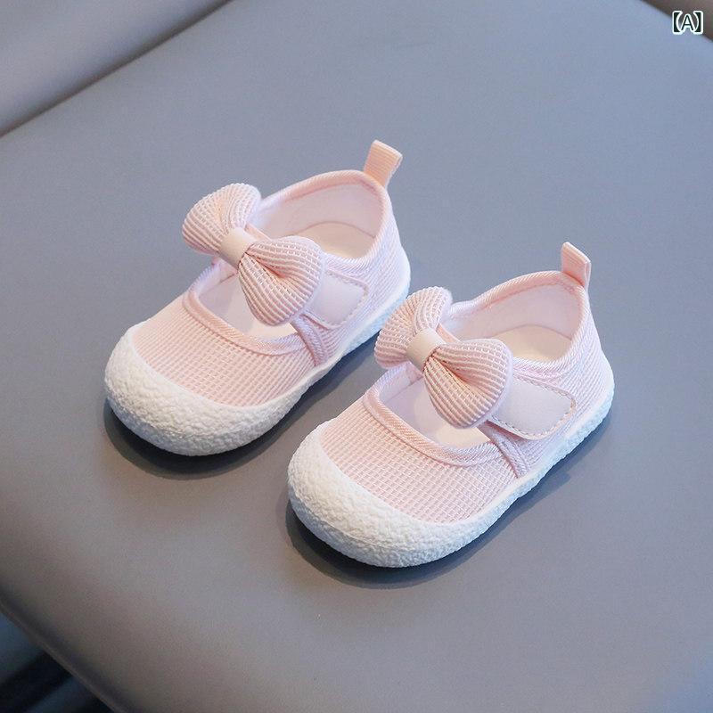 赤ちゃん　靴　シューズ Xiaoliubao 春夏 ベビー プリンセス 幼児用 シューズ 6ヶ月から 2歳半の 男の子と 女の子 赤ちゃんの 滑り止めの 安定 した 靴