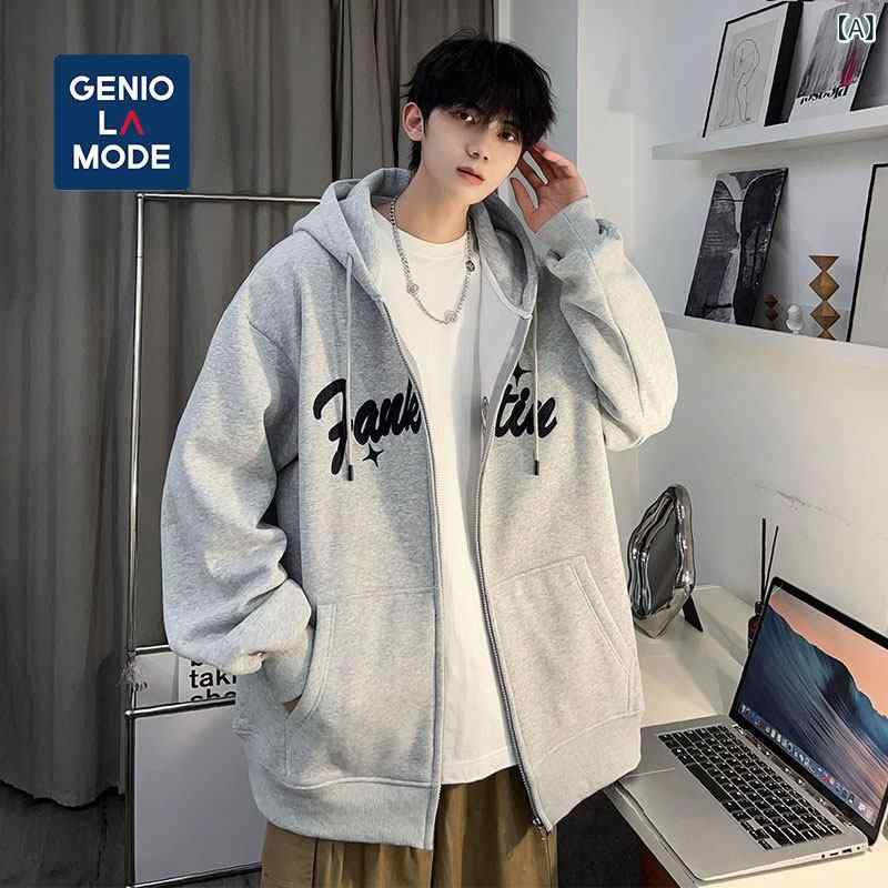 パーカー ボンネット付き添い人 編み物 GENIOLAMODE 甚だしい ジレーボンネット付き添い人 トレーナー 日月 馬鹿でかいサイズメンズジャケット