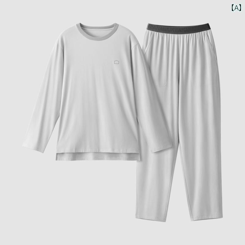 バナナ イン コットン 305 ホーム パジャマ レディース 春秋服 スーツ 綿 冬 長袖 ズボン カップル 男性