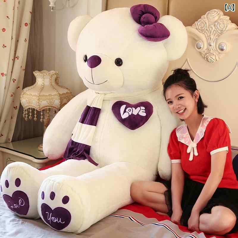 クマ　ぬいぐるみ　大きい ハグ クマ 人形 枕 テディベア 布 ぬいぐるみ 寝 パンダ 大きい 女の子 特大｜みやショップ店