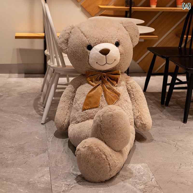 熊 ぬいぐるみ 馬鹿でかい 銀鏡 ビッグ ベア ぬいぐるみ あやつり人形 寝ている 潮どき 抱きしめる テディベア ラグドール 馬鹿でかい 熊 うしろ帯 可愛らしい 差し上げ物