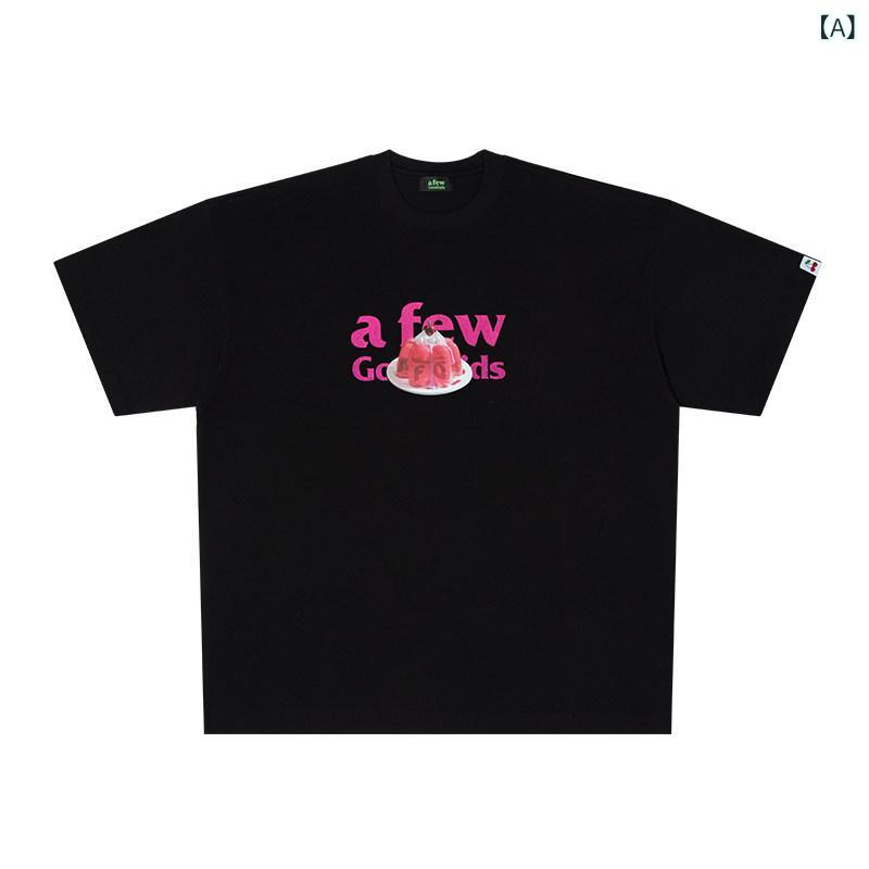 Tシャツ メンズ おしゃれ Tシャツ メンズ おしゃれ AFGK 国 潮 デザート シリーズ プリント 半袖 Tシャツ 男女兼用 カップル トップス アメリカン カジュアル 6,335円