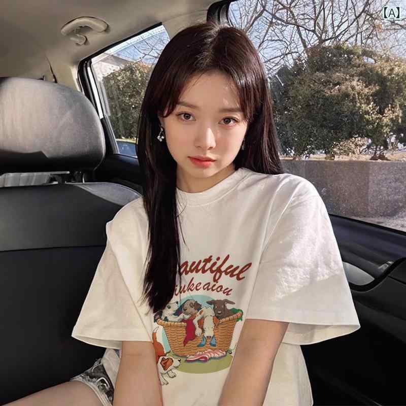 Tシャツ メンズ おしゃれ Tシャツ メンズ おしゃれ アメリカン レトロ Tシャツ レディース 半袖 2025 ホワイト 綿 トップ