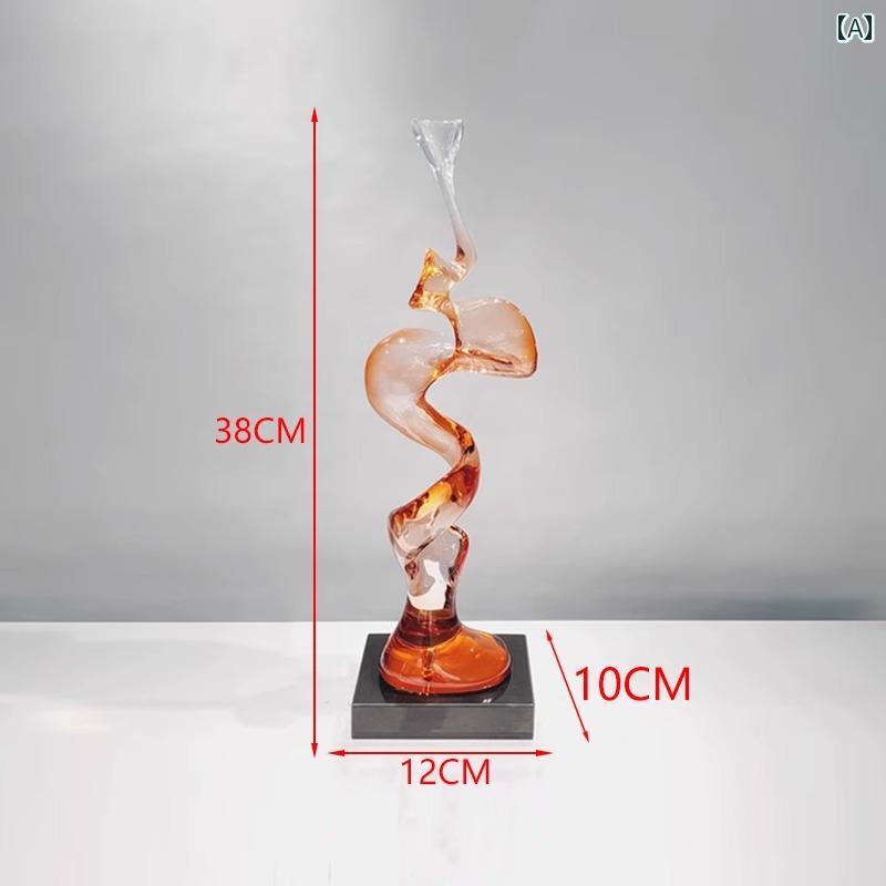 雑貨　装飾品　 抽象的な ポーチ 装飾 装飾品 透明 樹脂 ホーム リビング ルーム テレビキャビネット ヴィラ ホテル クラブ ソフト アートワーク