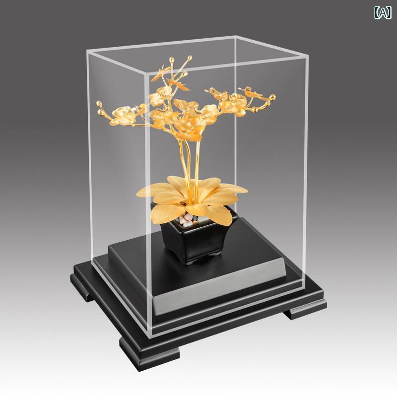 雑貨　装飾品　 オープニング ギフト 金箔 蝶 蘭 ホーム ワイン キャビネット 装飾 リビング ルーム テレビキャビネット 装飾品 新築 祝い