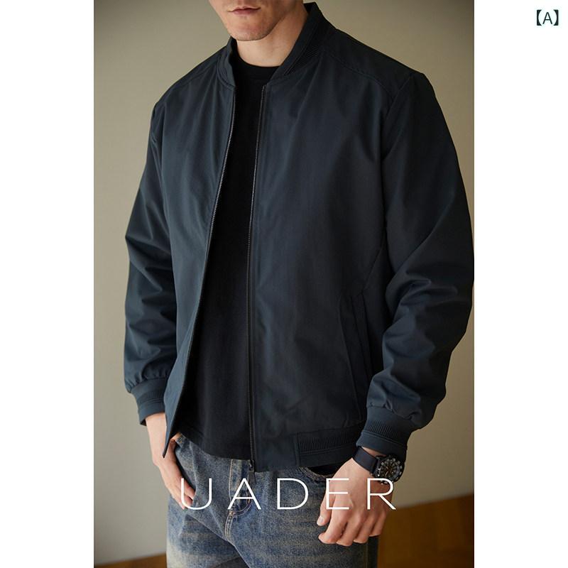 アウター メンズ 上衣 アノラック  アウター メンズ 上衣 アノラック UADER ベイスボール 襟 ビジネスエグゼクティブ 上衣 メンズ 日月 25 アメカジ 飛行士 いの一番
