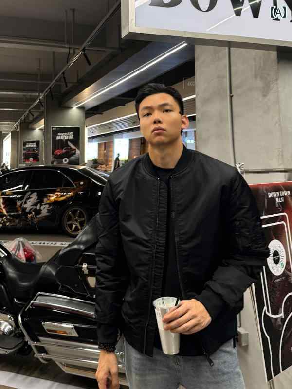 アウター　メンズ　ジャケット　パーカー TBKL アメリカン MA 1 パイロット コットン ジャケット メンズ 秋冬 キルティング 厚手 ヘビー レトロ 防風 防水