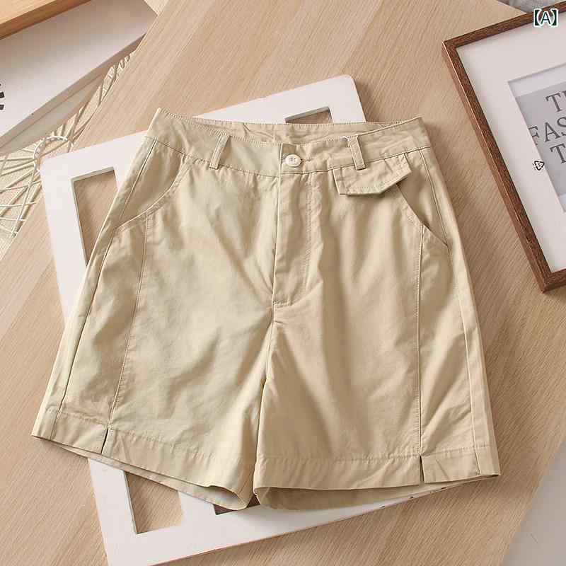 ショートパンツ　ハーフパンツ 日常 実用 着用お すすめ ～ ハイウエスト 5点 オーバー オール レディース 2025 夏 薄手 カジュアル ワイド レッグ ショート パンツ