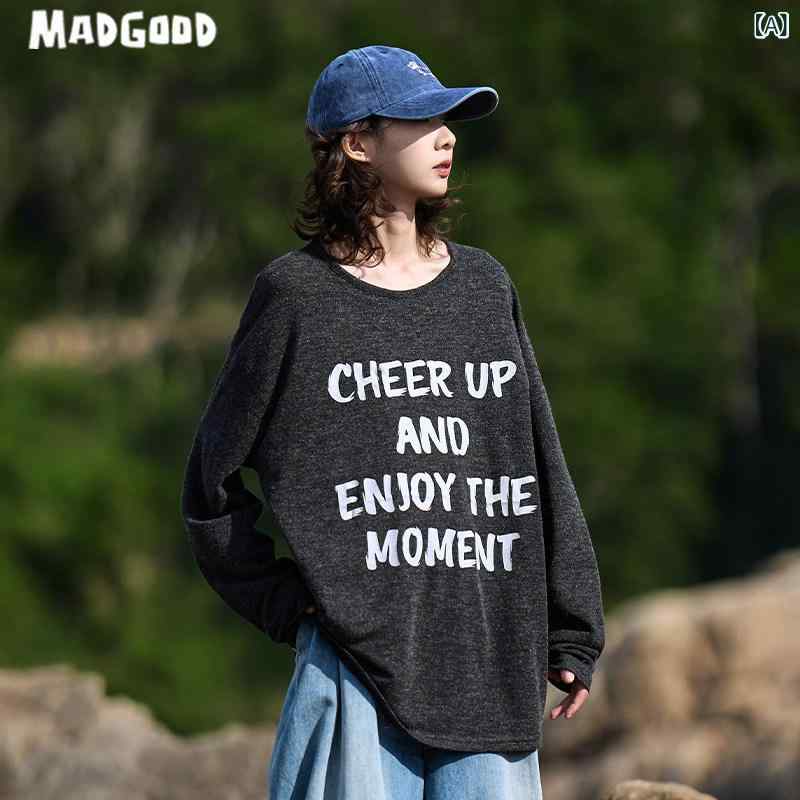 プルオーバー 半袖 Madgood 和風 160 g 糸 染め 出どころ  水茎の跡 合いことば 刷り上げる 長袖 プルオーバー トップ