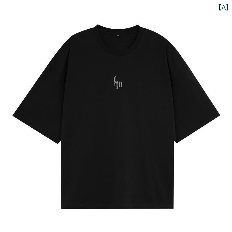 Tシャツ　大きいサイズ 陸家 門 速乾 スポーツ クール Tシャツ メンズ 春 ゆったり 大きいサイズ フィットネス 半袖 抗菌 日焼け 止め メンズトップス