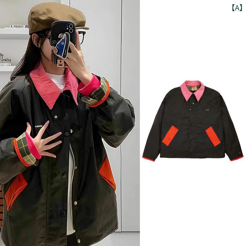 アウター パーカー アウトドア 2025年の春にする高級感のある古風な黒い作業服ジャケット。のパイロット風の春のアウターメンズ向け。|みやショップ店