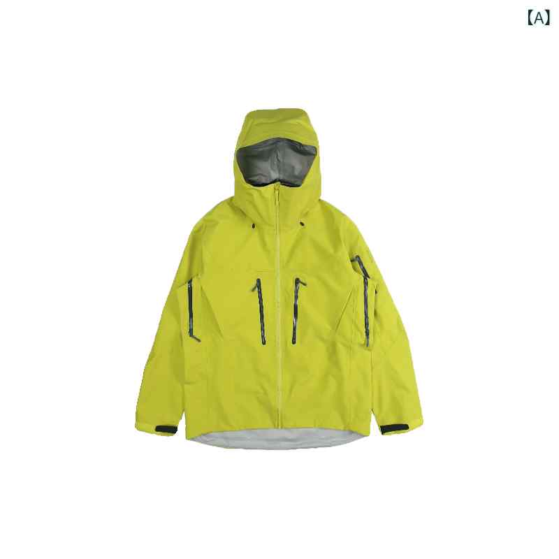 パーカー マウンテン アウトドア 2024春の防風防水ハードシェル登山用ジャケット女性用及び男性用。