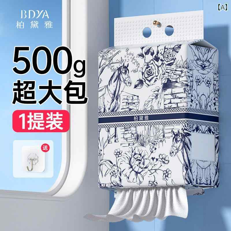 使い捨て ティッシュ ホンブルグ帽 飾りもの 洗顔 西洋手ぬぐい 使い捨て  綿 パステル色の お上さん用 拭き取り 吊り下げ   旗 艦 店