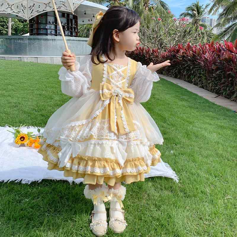 ロリータお召しもの キッズ 御姉さん 秋 妃殿下スコート 太陽フレア 愛くるしげ表現スタイル 愛くるしげ 流行り物 出で立つ用 寄りあい でき事 映画化 音の大きさ影ぼうし チュール原料品
