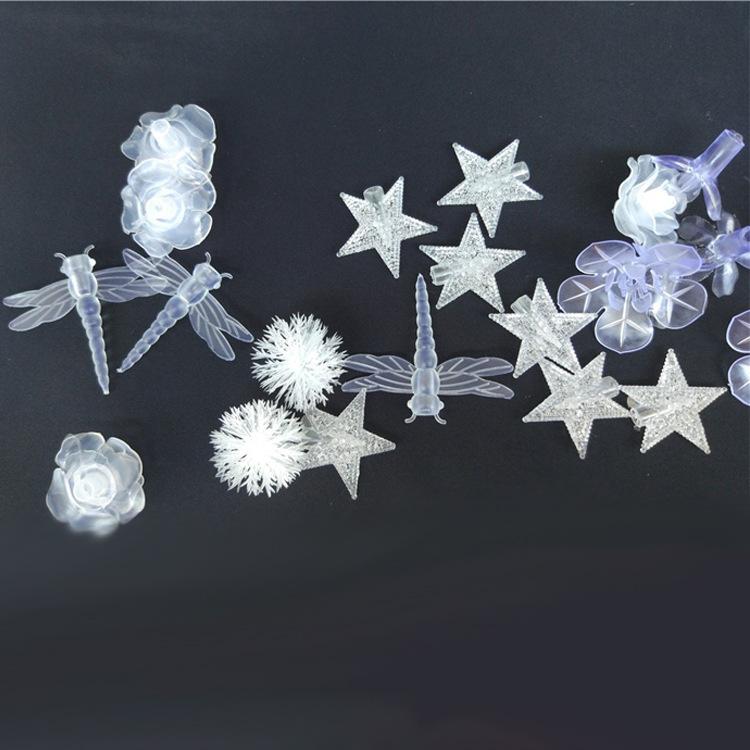 LED点火装置 可塑性物質 佩び物 ハンギングパーツ ゼムクリップ 星型 薔薇型 水滴型 泡型 点火装置より糸 繋ぎはたご屋 かざり付ける用 室内飾りつけ 寄りあいグッズ 派手 軽さ 飾り気の無い据え置きx1000