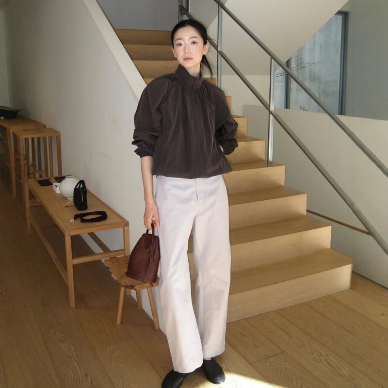 ロングズボン下 レディース 御機嫌酉の方角 ワイドレッグ ゆったり 心地よい  ビッグ影ぼうし 軽さ 伸縮性 綿織物混紡 吸湿速乾 好いたらしい 普段使い走り 通い