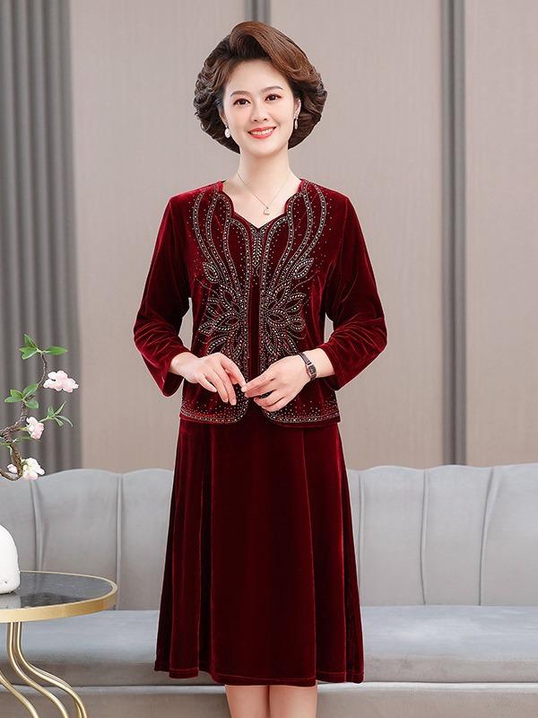 衣裳 レディース 秋 天鵞絨 背広 書き割り ビッグ大いさ おっ母さん服 土手っ腹取りまかなう ゆったり影ぼうし 生あたたかい原料品 普段使い走り 今めかしい