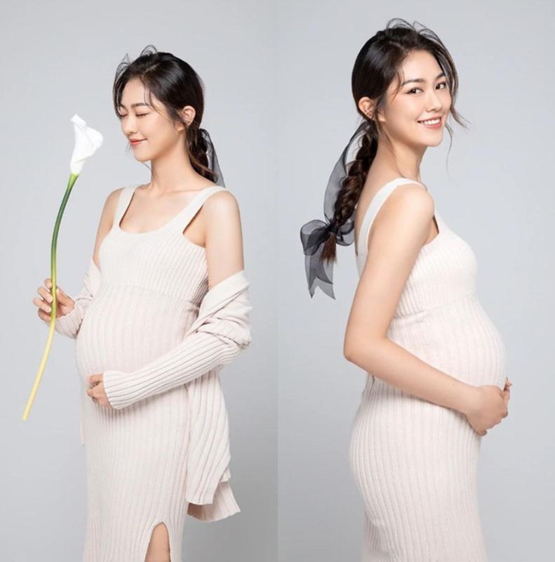 妊婦用 ニットセーター マタニティ トップス 撮影衣装 シンプル 清新 スタイル ファッション プライベート 個性 ゆったり 伸縮性