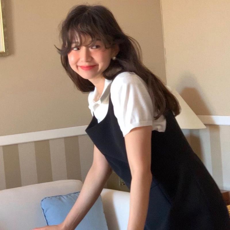 レディース ワンピース 春夏 ノースリーブ スクエアネック ウエストシェイプ 学院風 ロングドレス 単色 日常使い カジュアル 軽やか 伸縮性