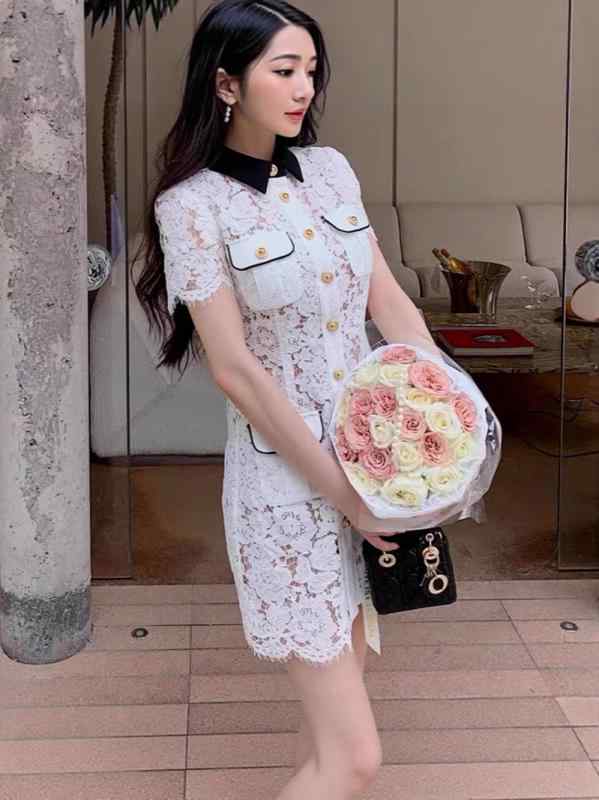 レディース 春夏 衣裳 雅びやか スピード競技 花柄 透け ツートンカラー 折りかえし襟 酉の方角シェイプ か細い伝達ルート 女子らしい 表現スタイル繰り上げる 晴れ晴れしい 亭主もちらしい