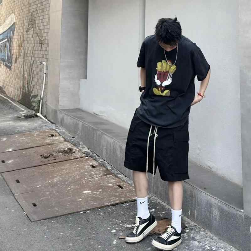メンズ 夏用 役立つこと性 細工物 さる股引き 相応う 多隠し 股前ファスナー タイトウエスト ドローコード 二分の一丈 アウトドア 普段使い