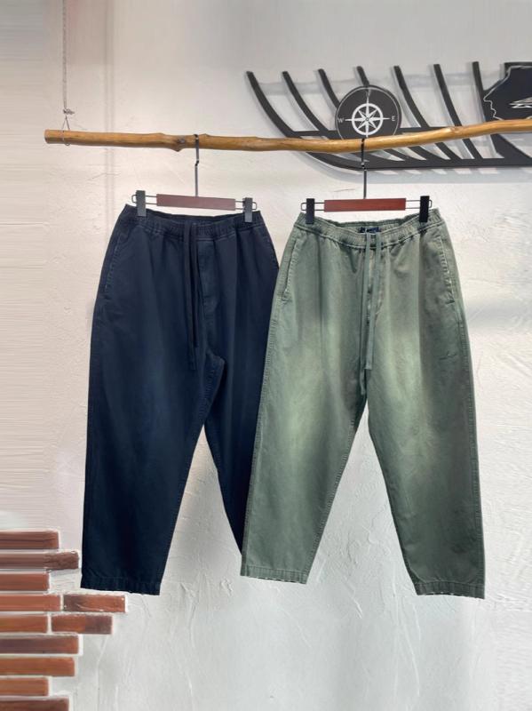 メンズ ズボン下 綿 レトロ ゆったり テーパード 細工物 心地好い 長ズボン 秋冬 普段使い走り 軽さ 伸ばすこと デイリー トラウザーズ 成人男性用 ズボン