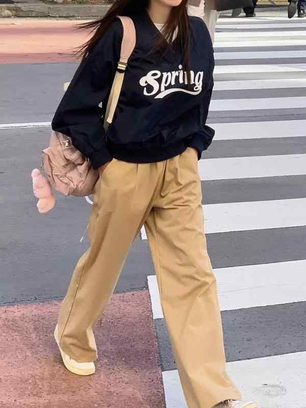 レディース 夏用 カジュアル パンツ 綿 ゴムウエスト ストレート ロング丈 普段使い 軽量 吸湿速乾 快適 伸縮性 シンプル デザイン