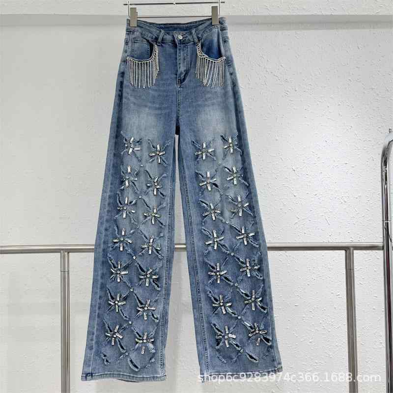 レディース ジーンズズボン下 引っ切り無い 不都合 フリンジ スタッズ産業 石ころ付き添い人 年月 心地よい 普段使い走り 座標 軽さ 伸縮性 吸湿速乾 青色系