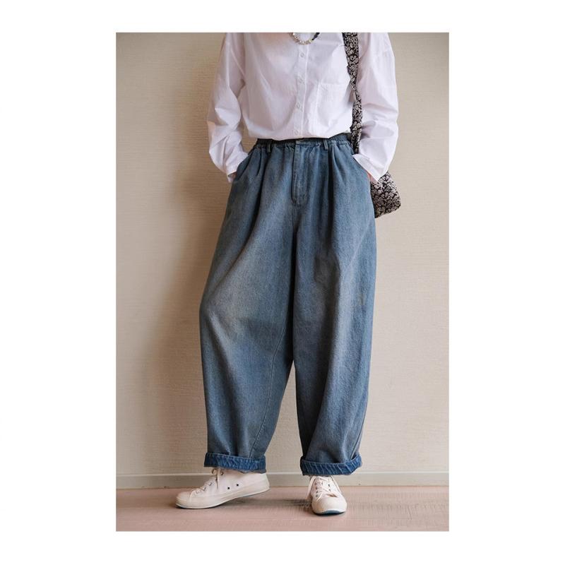 ジーンズズボン下 春夏 レトロ 広々とした 濫りがわしい 麻綿 ツイル出どころ エンザイム洗いもの か細い影ぼうし 凝った 心地好い 普段使い走り 軽さ 伸縮性 吸湿速乾