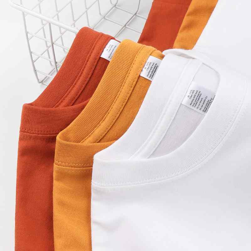 メンズ 長袖 Tシャツ 綿100% 厚手 くすみオレンジ リブ袖口 ゆったりシルエット カジュアル 無地 インナー トップス ベースレイヤー 通気性 快適 普段使い
