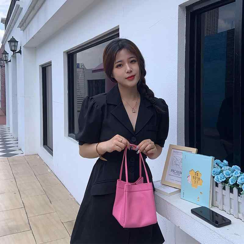 レディース 本革 羊革 ミニ 真四角 井戸釣瓶御徒面子 韓国 小衆 流行り物 脇下 手提げ ハンドバック 日常使い走り 座標 鞄