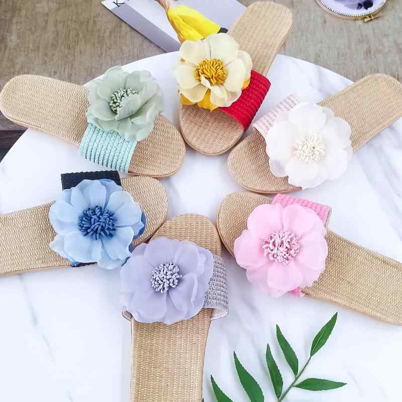 サンダル 女性用 夏用 ウェッジヒール Tストラップ 草編み 花柄 厚底 ビーチ フェミニン かわいい ファッション 軽量 快適 通勤 普段使い アウトドア
