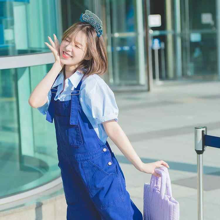 サロペット デニム 高腰 ゆったり ルーズフィット カジュアル 女性用 ジーンズ コットン 素材 ストレッチ ビッグシルエット 普段使い