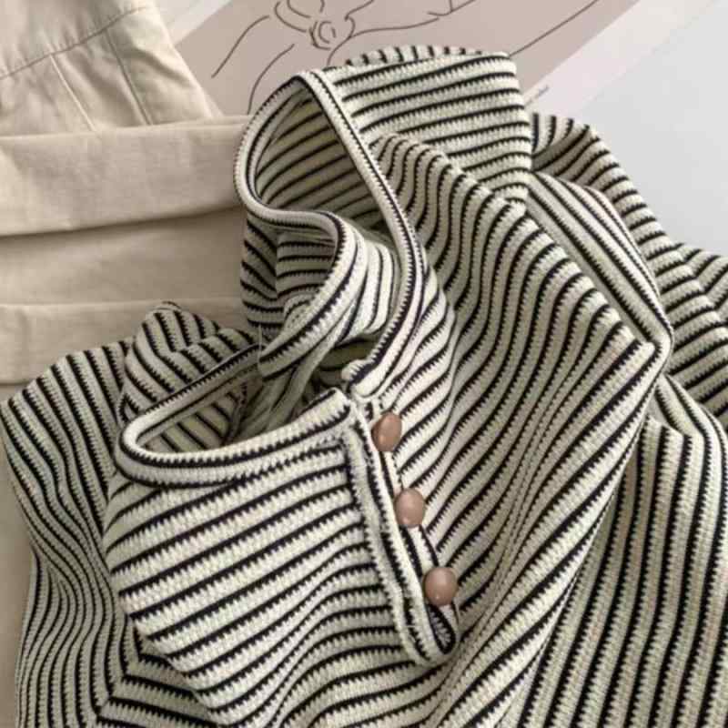 Tシャツ レディース 長袖 ストライプ柄 丸首 ゆったりシルエット シンプルデザイン カジュアル レイヤード 秋 トップス 普段使い