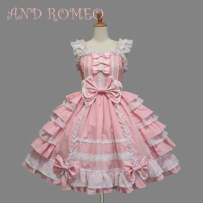 ワンピース ロリータ プリンセス 宮廷 レース 蝶結び コスプレ ドレス かわいい フリル ボリュームシルエット ガーリー フェミニン フォーマル 洋装 礼服