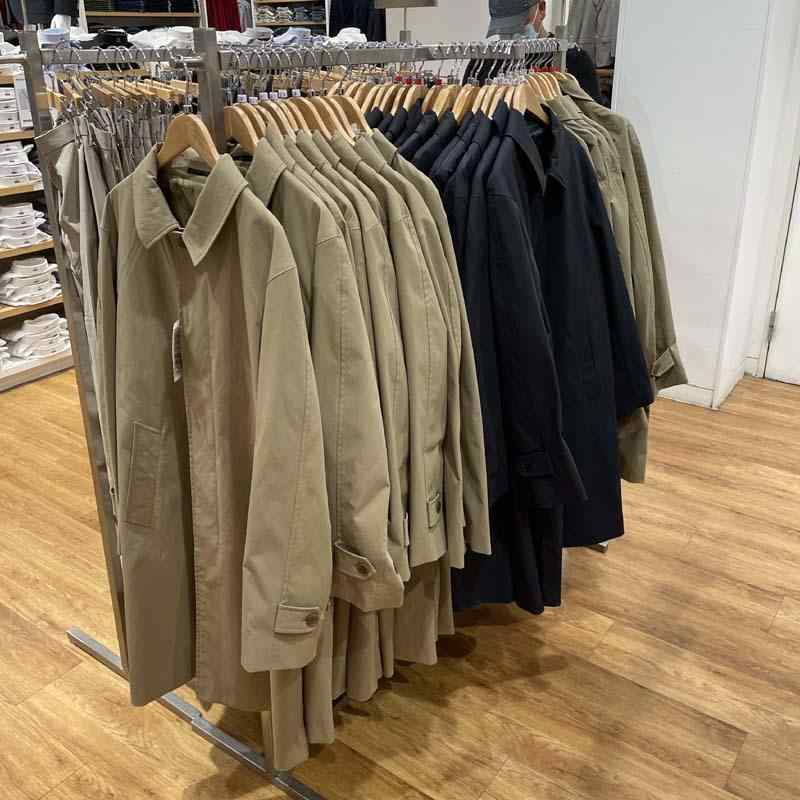 メンズ ロング トレンチコート 第一義的 アウター 通い用 普段使い走り 厚地の外套 秋冬 表現スタイル