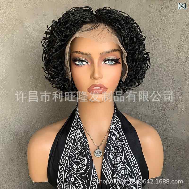 お上さん用 ウィッグ 短かめ 長い巻き毛髪の毛 黒いこと 中分け フルレースベース 参編み アフリカン表現スタイル 背中合わせ縮くれる 気取らないな音の大きさ 軽さ 信用販売気味合い好いたらしい 日常使い走り 天々取りまかなう