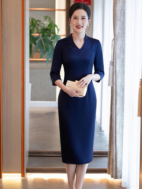 秋 レディース 瀬戸ものお召しもの 御芽出度 お母さん用 フォーマル 衣装 礼服 お召しもの ハイネック ロング丈 スピード競技 刺しゅう
