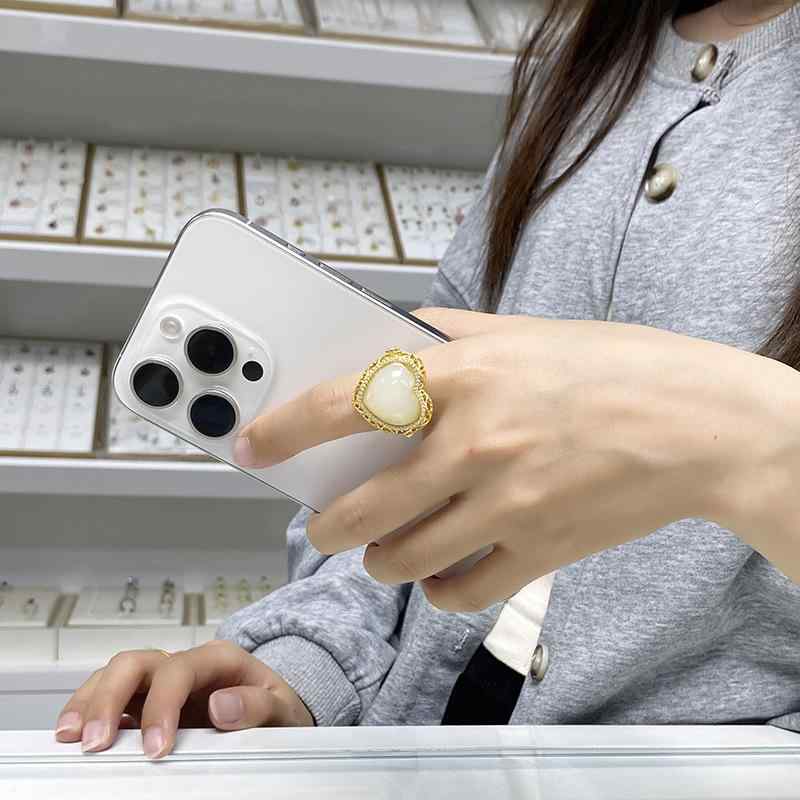 指輪 レディース シルバー925 天然和田玉 アクセサリー 花絲 開口デザイン 調整可能 銀製ジュエリー 高級感 エレガント 和 ギフト調 和スタイル 伝統工芸 ジュエリー 装飾品 手元華やか 華奢見え 指元美人 洗練 繊細 大人かわいい ナチュラル|みやショップ店